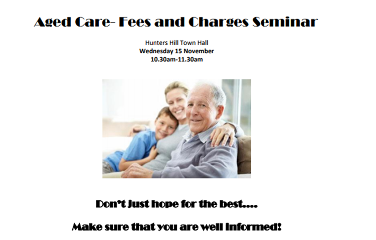 Aged Care-Fees and Charges Seminar
