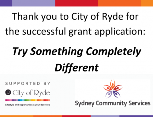 Successful Grant Application from City of Ryde
